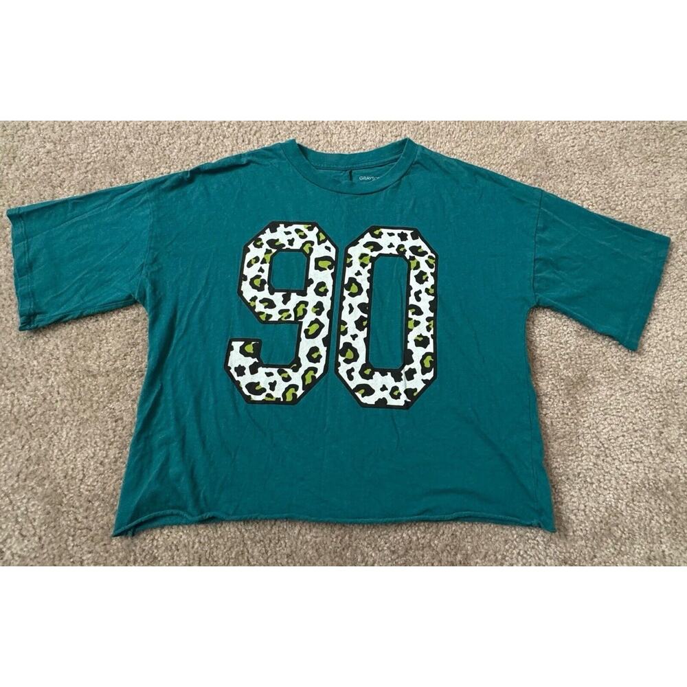 Grayson Threads Juniors 80’s Crop Top T-Shirt Women’s Size Small
